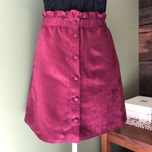 Divided Paper Bag Skirt